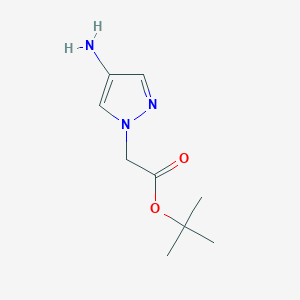 tert-butyl 2-(4-amino-1H-pyrazol-1-yl)acetate