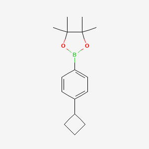 molecular formula C16H23BO2 B2996076 (4-Cyclobutylphenyl)boronic acid pinacol ester CAS No. 2121513-90-2