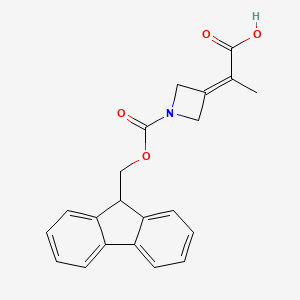 2-(1-{[(9H-fluoren-9-yl)methoxy]carbonyl}azetidin-3-ylidene)propanoic acid