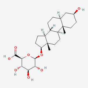 5alpha-Androstane-3beta,17beta-diol 17-glucuronide