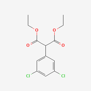 molecular formula C13H14Cl2O4 B2996140 2-(3,5-二氯苯基)丙二酸二乙酯 CAS No. 1186194-50-2