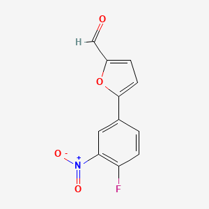 5-(4-Fluoro-3-nitrophenyl)furan-2-carbaldehyde