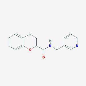 N-(pyridin-3-ylmethyl)chroman-2-carboxamide