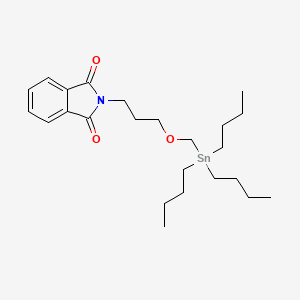 molecular formula C24H39NO3Sn B2996238 2-(3-((Tributylstannyl)methoxy)propyl)isoindoline-1,3-dione CAS No. 1079333-56-4