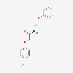 molecular formula C18H21NO3 B299625 2-(4-ethylphenoxy)-N-(2-phenoxyethyl)acetamide 