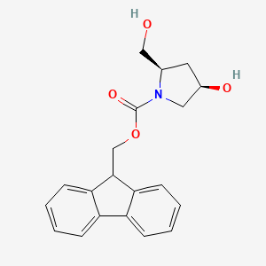 (2S,4R)-(9H-fluoren-9-yl)methyl 4-hydroxy-2-(hydroxymethyl)pyrrolidine-1-carboxylate