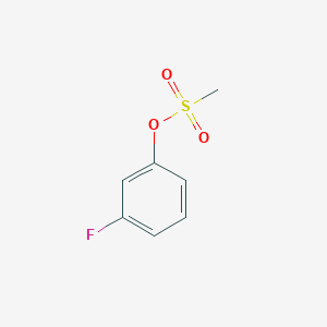 molecular formula C7H7FO3S B2996267 Methanesulfonic acid 3-fluorophenyl ester CAS No. 57606-63-0