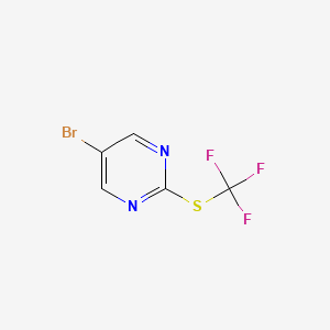 5-Bromo-2-((trifluoromethyl)thio)pyrimidine