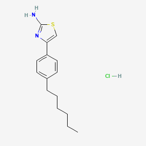 4-(4-Hexylphenyl)-1,3-thiazol-2-amine hydrochloride