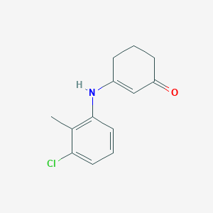3-[(3-Chloro-2-methylphenyl)amino]cyclohex-2-en-1-one