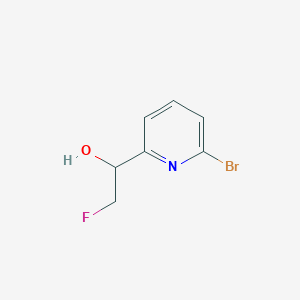 molecular formula C7H7BrFNO B2996328 1-(6-Bromopyridin-2-yl)-2-fluoroethanol CAS No. 1093880-26-2