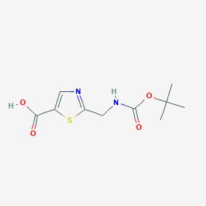2-((Tert-butoxycarbonylamino)methyl)thiazole-5-carboxylic acid