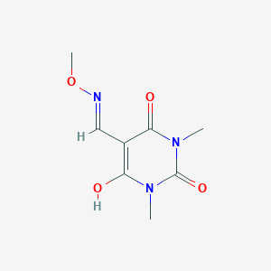 6-hydroxy-1,3-dimethyl-2,4-dioxo-1,2,3,4-tetrahydro-5-pyrimidinecarbaldehyde O-methyloxime
