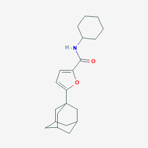 5-(1-adamantyl)-N-cyclohexyl-2-furamide
