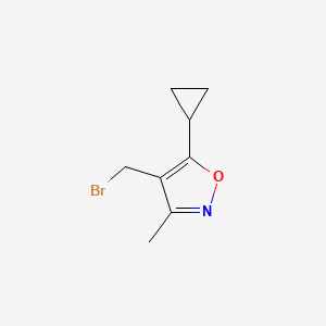 4-(Bromomethyl)-5-cyclopropyl-3-methyl-1,2-oxazole