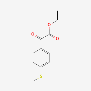 molecular formula C11H12O3S B2996379 Ethyl 2-(4-(methylthio)phenyl)-2-oxoacetate CAS No. 62936-31-6