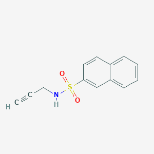 molecular formula C13H11NO2S B2996411 N-(2-propynyl)-2-naphthalenesulfonamide CAS No. 111758-62-4