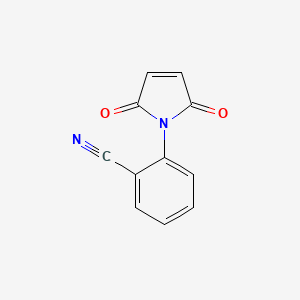 molecular formula C11H6N2O2 B2996438 2-(2,5-dioxo-2,5-dihydro-1H-pyrrol-1-yl)benzonitrile CAS No. 184171-52-6