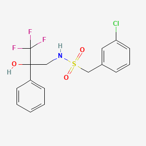 1-(3-chlorophenyl)-N-(3,3,3-trifluoro-2-hydroxy-2-phenylpropyl)methanesulfonamide
