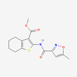 Methyl 2-(5-methylisoxazole-3-carboxamido)-4,5,6,7-tetrahydrobenzo[b]thiophene-3-carboxylate