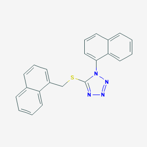 molecular formula C22H16N4S B299648 1-Naphthalen-1-yl-5-(naphthalen-1-ylmethylsulfanyl)-1H-tetrazole 