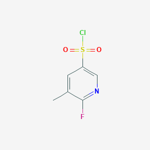 6-Fluoro-5-methylpyridine-3-sulfonyl chloride