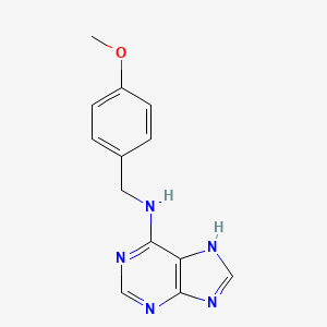 N-(4-methoxybenzyl)-9H-purin-6-amine