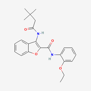3-(3,3-dimethylbutanamido)-N-(2-ethoxyphenyl)benzofuran-2-carboxamide