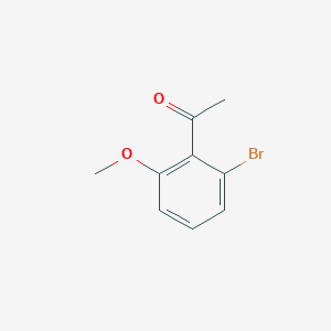 molecular formula C9H9BrO2 B2996582 1-(2-溴-6-甲氧基苯基)乙酮 CAS No. 380225-68-3