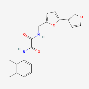 molecular formula C19H18N2O4 B2996607 N1-([2,3'-联呋喃]-5-基甲基)-N2-(2,3-二甲苯基)草酰胺 CAS No. 2034567-88-7