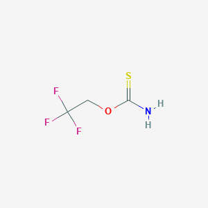 molecular formula C3H4F3NOS B2996638 (2,2,2-Trifluoroethoxy)carbothioamide CAS No. 1909347-82-5