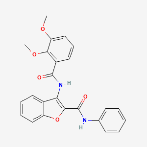 3-(2,3-dimethoxybenzamido)-N-phenylbenzofuran-2-carboxamide