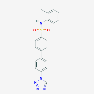 molecular formula C20H17N5O2S B299665 N-(2-methylphenyl)-4'-(1H-tetrazol-1-yl)biphenyl-4-sulfonamide 