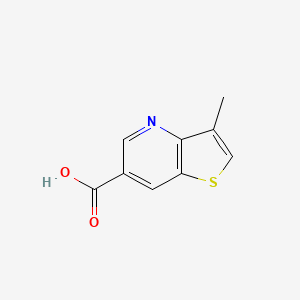 molecular formula C9H7NO2S B2996659 3-Methylthieno[3,2-b]pyridine-6-carboxylic acid CAS No. 1372924-05-4