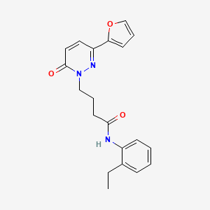N-(2-ethylphenyl)-4-(3-(furan-2-yl)-6-oxopyridazin-1(6H)-yl)butanamide