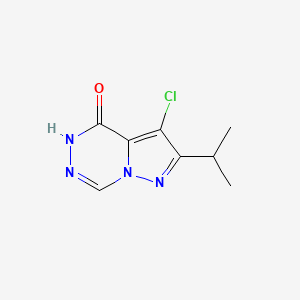 9-Chloro-8-isopropylpyrazolo[1,5-d][1,2,4]triazinone