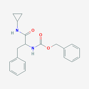 molecular formula C20H22N2O3 B299668 Nalpha-[(benzyloxy)carbonyl]-N-cyclopropylphenylalaninamide 