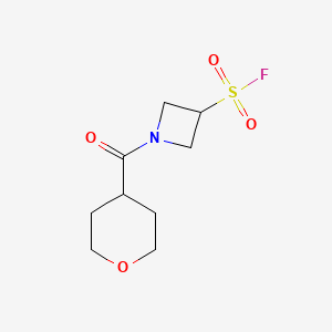 1-(Oxane-4-carbonyl)azetidine-3-sulfonyl fluoride