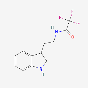 N-[2-(2,3-dihydro-1H-indol-3-yl)ethyl]-2,2,2-trifluoroacetamide