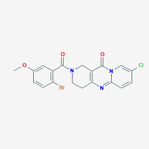 2-(2-bromo-5-methoxybenzoyl)-8-chloro-3,4-dihydro-1H-dipyrido[1,2-a:4',3'-d]pyrimidin-11(2H)-one