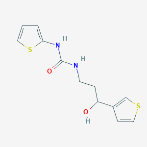 1-(3-Hydroxy-3-(thiophen-3-yl)propyl)-3-(thiophen-2-yl)urea