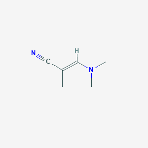 molecular formula C6H10N2 B2996709 3-(Dimethylamino)-2-methylprop-2-enenitrile CAS No. 28976-80-9