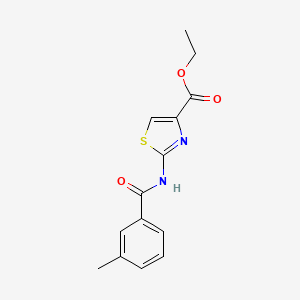 Ethyl 2-(3-methylbenzamido)thiazole-4-carboxylate