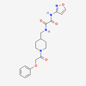 N1-(isoxazol-3-yl)-N2-((1-(2-phenoxyacetyl)piperidin-4-yl)methyl)oxalamide