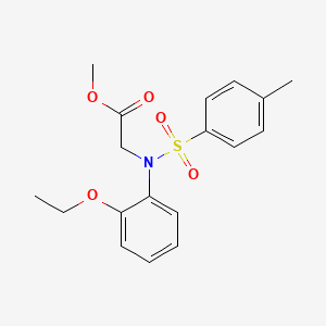 methyl 2-(2-ethoxy-N-(4-methylphenyl)sulfonylanilino)acetate