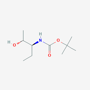 molecular formula C10H21NO3 B2996734 (2R,3S)-3-(叔丁氧羰基氨基)-2-戊醇 CAS No. 1354227-36-3