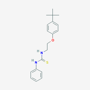 molecular formula C19H24N2OS B299674 N-[2-(4-tert-butylphenoxy)ethyl]-N'-phenylthiourea 