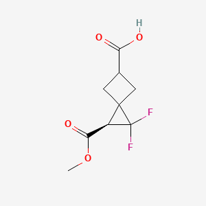(1R)-2,2-Difluoro-1-methoxycarbonylspiro[2.3]hexane-5-carboxylic acid