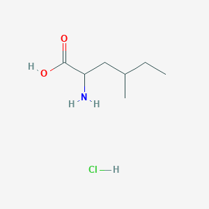 molecular formula C7H16ClNO2 B2996762 2-氨基-4-甲基己酸盐酸盐 CAS No. 1384427-42-2