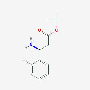 Tert-butyl (3S)-3-amino-3-(2-methylphenyl)propanoate